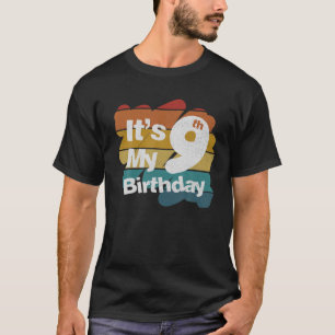 9Th Birthday . It's My 9Th Birthday 9 Year Old Bir T-Shirt