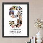 9th Birthday Number 9 Photo Collage Custom Picture Poster<br><div class="desc">Celebrate your little one's milestone 9th birthday with this personalised number 9 photo collage poster. This customisable gift is a perfect way to display precious memories from your kid's ninth year. The poster features a collage of photos capturing those special moments, and it can be customised with your child's name...</div>