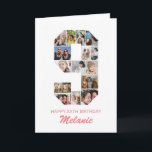 9th Birthday Number 9 Photo Collage Personalised Card<br><div class="desc">Celebrate your child's momentous 9th Birthday with this cute card. It's a personalised photo collage birthday card that allows you to create a truly unique and memorable design. This customisable template lets you insert your own cherished photos, capturing the precious moments of your children's year. This custom card is perfect...</div>