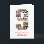 9th Birthday Number 9 Photo Collage Personalised Card<br><div class="desc">Celebrate your child's momentous 9th Birthday with this cute card. It's a personalised photo collage birthday card that allows you to create a truly unique and memorable design. This customisable template lets you insert your own cherished photos, capturing the precious moments of your children's year. This custom card is perfect...</div>