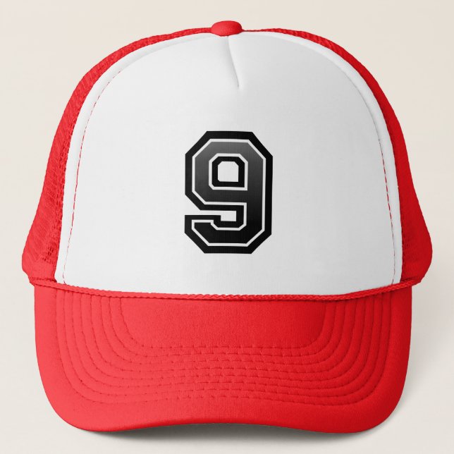 9th Birthday Party Trucker Hat (Front)