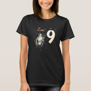 9th Birthday Penguin Fan T-Shirt
