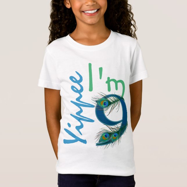 9th Birthday shirts (Front)