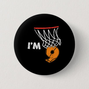 9th Birthday Sketll Im 9 Nine Year Old Bday Boys K 6 Cm Round Badge