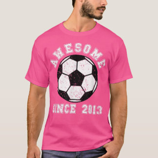 9th Birthday Soccer Lover 9 Year Old Soccer Player T-Shirt