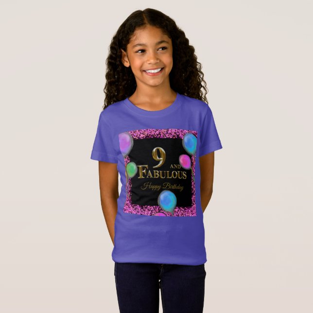 9th  Birthday  T-Shirt (Front Full)