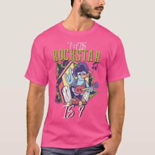 9th Birthday The Birthday Boys Rockstar Guitar T-Shirt