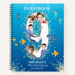 9th Birthday Under The Sea Photo Guest Book