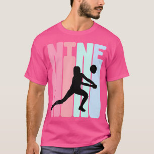 9Th Birthday Volleyball Girl Player 9 Years Old T-Shirt