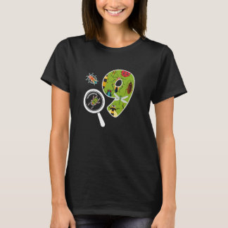 9th Bug Birthday Party Nine Year Old Insects Birth T-Shirt