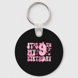 9th Coquette Themed Birthday Nine Year Old Girl Co Key Ring