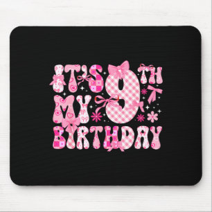 9th Coquette Themed Birthday Nine Year Old Girl Co Mouse Mat