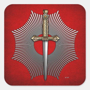 9th Degree: Master of the Temple Square Sticker