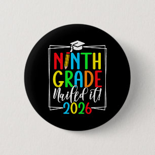 9th Grade 2026 Freshman Graduation _2 6 Cm Round Badge