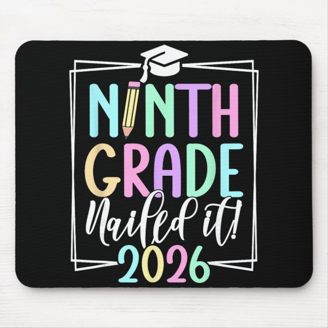 9th Grade 2026 Freshman Graduation  Mouse Mat (Front)