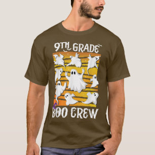 9th Grade Boo Crew Teacher Student Team Spooky Bab T-Shirt