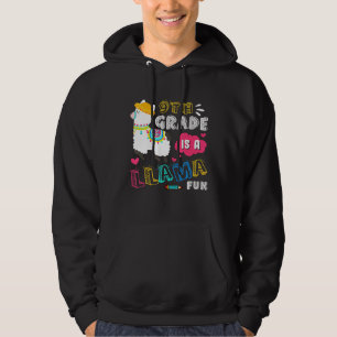 9th Grade Is A Llama Fun Back To School For Girls Hoodie