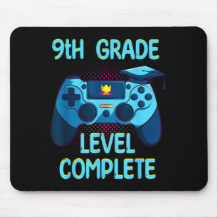 9th grade level complete last day of school funny mouse mat