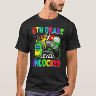 9th Grade Level Unlocked Video Game Back To School T-Shirt