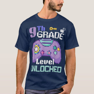 9th grade level unlocked video game piel controlle T-Shirt