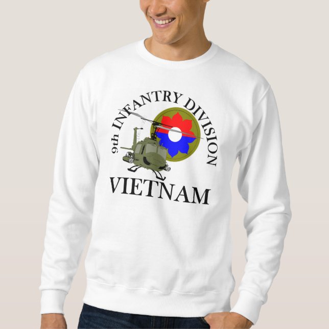 9th ID Vietnam Vet Sweatshirt (Front)
