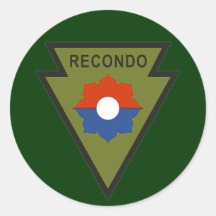 9th Inf Div Recondos sticker
