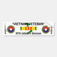 9th Inf Division bumper sticker