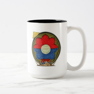 9th Infantry Division Charlie Company Two-Tone Coffee Mug