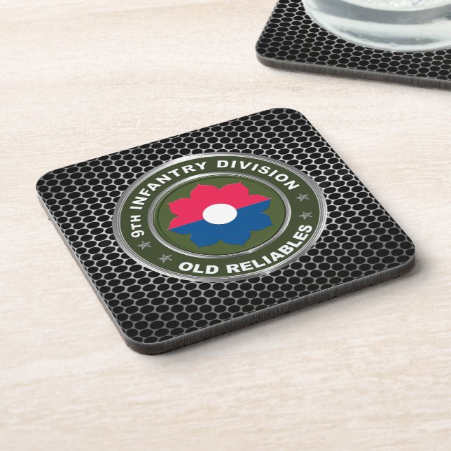 9th Infantry Division Coaster (Left Side)