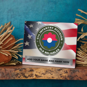 9th Infantry Division Plaque