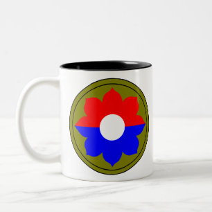 9th Infantry Division Two-Tone Coffee Mug
