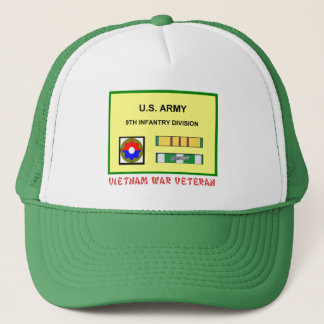 9TH INFANTRY DIVISION VIETNAM WAR VET TRUCKER HAT