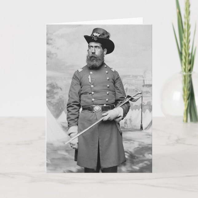 9th Massachusetts Officer, 1860s Card (Front)