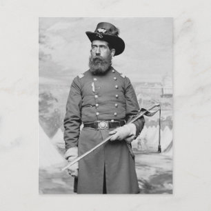 9th Massachusetts Officer, 1860s Postcard