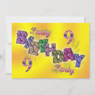 9th party invitation