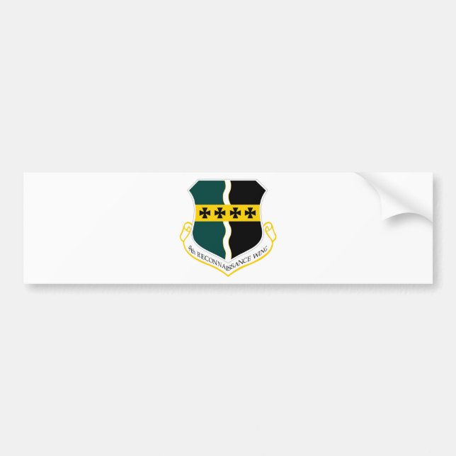 9th Recon Wing Bumper Sticker (Front)