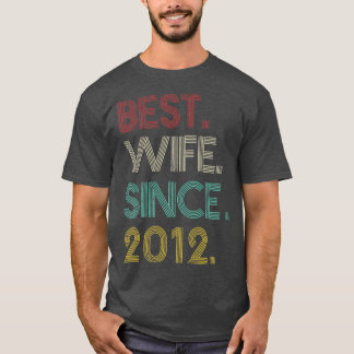 9th Wedding Anniversary Gift for Her Best Wife T-Shirt