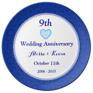  9th  Wedding  Anniversary  Gifts  Zazzle co uk 