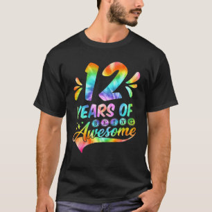 9Th Years Birthday Tie-Dye Funny Awesome 9 Years O T-Shirt