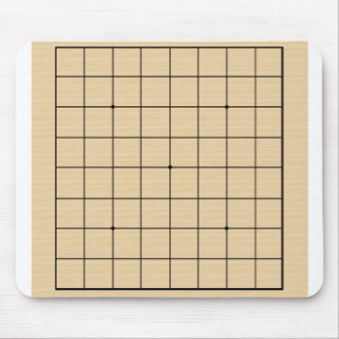 9x9 go board mouse mat