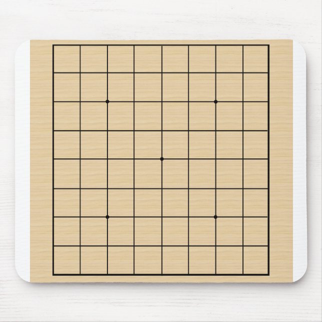 9x9 go board mouse mat (Front)
