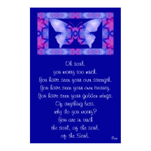 A001 Oh Soul - Butterfly Frameable Print 1