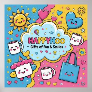 A0- A Happyhoo poster