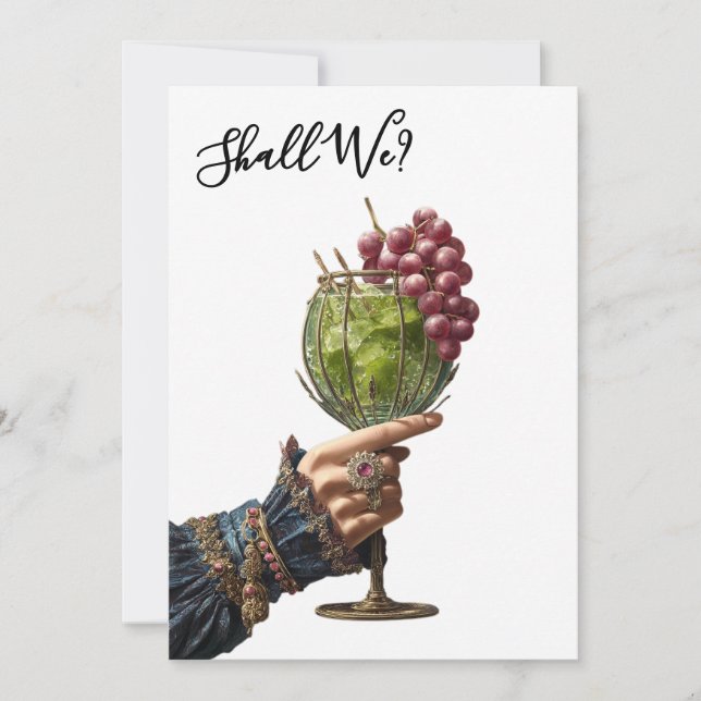 *~* A101 Cocktail PHOTO  25  Ornate  BACHELORETTE Invitation (Front)