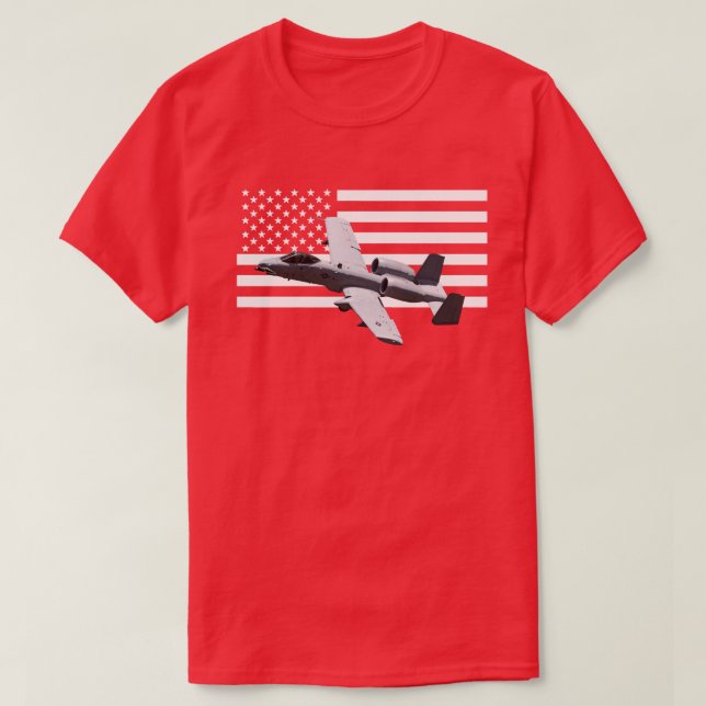 A10 A10 Thunderbolt Warthog Brrrt Shark mouth  T-Shirt (Design Front)