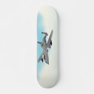 A10 Military Plane Illustration Skateboard