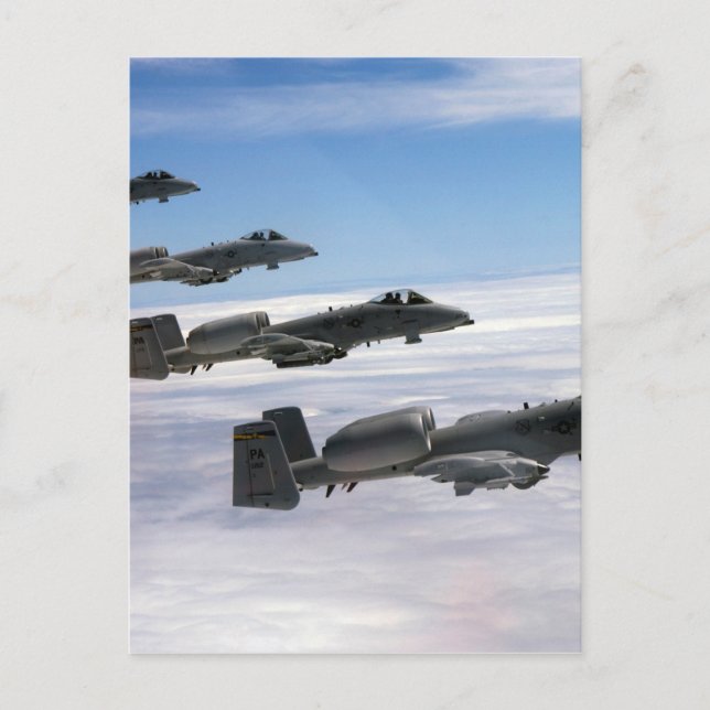 A10 Thunderbolt II Postcard (Front)
