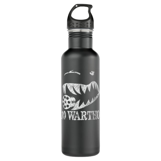 A10 Warthog Shark Mouth Military  710 Ml Water Bottle (Front)