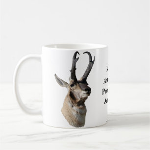 A18 Pronghorn Antelope Head Coffee Mug