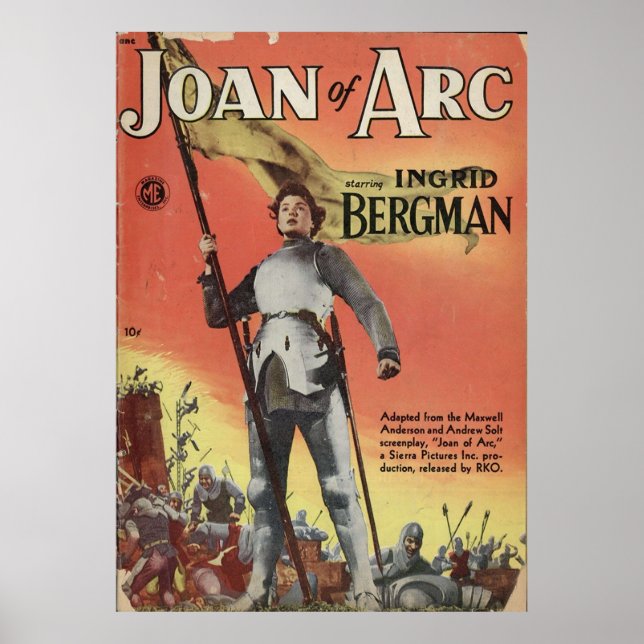 A1 Comics 021  Joan Of Arc nn Poster (Front)